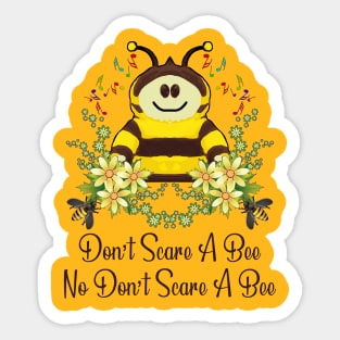 Funny And Cute Nanalan Bee Sticker